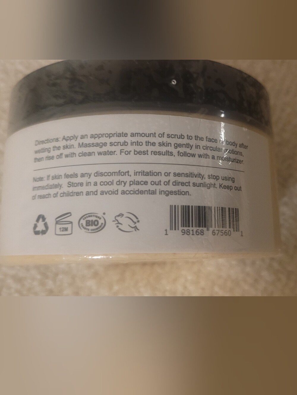 Tumeric & Lemon Face & Body Scrub - Yellow - Picture 5 of 6